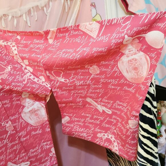 Honey Bunch Pink Yukata Kimono Robe Adult Women MA*RS Gyaru Perfume Gal Style - Picture 6 of 9